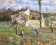 Camille Pissarro Cabbage harvest oil painting picture wholesale